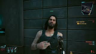 Cyberpunk 2077 minor cosmetic bug: Johnny's glitch-aura