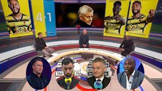 MOTD Watford vs Man United 4-1 Ian Wright And Michael Owen Debate The Future Of Ole Solskjaer