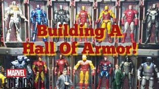 Marvel Legends IRON MAN HALL OF ARMOR Diorama Disney Toybox!