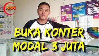 Buka Usaha konter modal 3 juta. Cara buka usaha konter modal 3 juta. Tips barang  yang harus dibeli