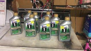 Walmart Clearance unboxing OIL Mobil 1 Annual Protection Castrol Magnatec 0w20 5w20