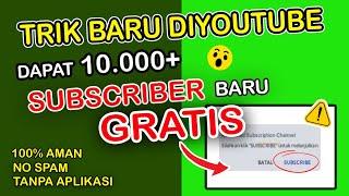 cara menambah subscriber gratis, tanpa sub4sub, tanpa aplikasi pemula harus coba