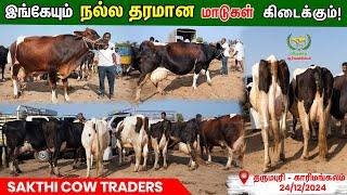 நல்ல breed மாடு..டாப் குவாலிட்டி மாடு எடுத்துக்கலாம் வாங்க! #cow market #vivasayaarvalargal #cowfarm