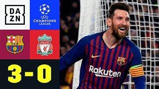 Lionel Messi in Gala-Form: FC Barcelona - FC Liverpool 3:0 | UEFA Champions League | DAZN Highlights