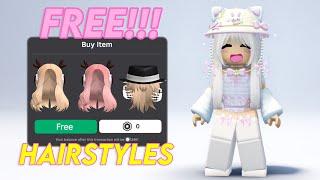 HURRY! GET 11 FREE HAIRSTYLES ON ROBLOX NOW