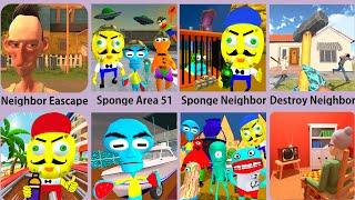 Neighbor Escape,Sponge Neighbor,Squid Neighbor,Plankton Neighbor,Granny House