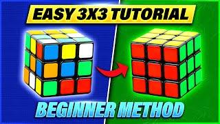 How to Solve a 3x3x3 Rubik's Cube: Easiest Tutorial for Beginners (High Quality)