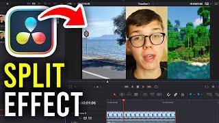 How To Split Screen In Davinci Resolve 18 - Full Guide