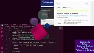 Let's do Python scripting in OBS! | Study With Me ️‍ | 29032024 |