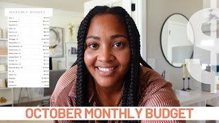 I’m back after Hurricane Helene & ready to get back on track! OCTOBER 2024 MONTHLY BUDGET WITH ME 