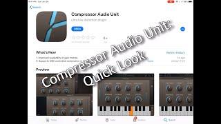 Blue Mango Audio Unit Compressor for iOS