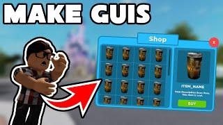 ROBLOX - HOW TO MAKE GUIS