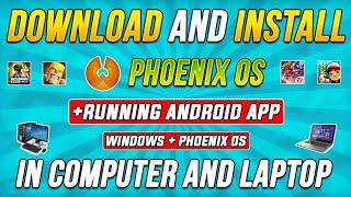 Install Phoenix os on Pc or laptop 2023 | Turn pc into Android | Dual Boot Windows + Phoenix os