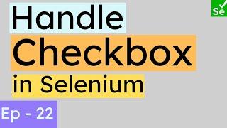 Handle Checkboxes in Selenium | Working with checkboxes in Selenium |  Selenium Ninja