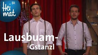 Tobias Boeck und Alex Schuhmann | Lausbuam-Gstanzl | Brettl-Spitzen X | BR Heimat