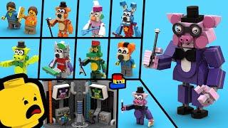 FNAF VIP: How to Build LEGO Minifigures and Playset