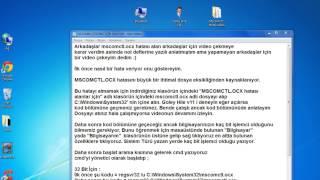 Mscomctl.ocx Hatası Çözümü