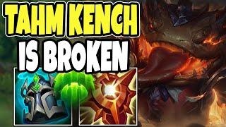 Challenger support shows you how BROKEN TAHM KENCH IS - 14.20 League of Legends