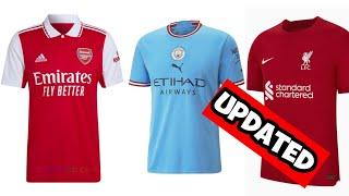 All Premier League Kits 2022/23 New