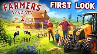 Survival, Restorations, Story Based Quests...Farmer's Dynasty 2 FIRST LOOK Demo Gameplay