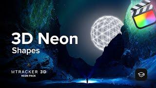 mTracker 3D Neon Pack Tutorial — Tracking glowing elements illuminating your scene — MotionVFX