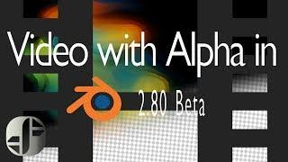 Blender 2.8 tutorial | Render video with alpha transparency