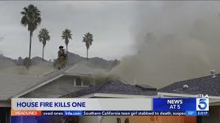 1 dead after house fire in Eagle Rock