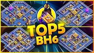 TOP 5 Best BUILDER HALL 6 COC Bases with Links | Builder Base 2.0