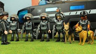 Einbruch im Museum Playmobil Film SEK Truck Einsatz seratus1 stop motion