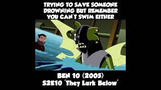 Saving someone from drowning but you can't swim either #shorts #ben10 #ben10classic