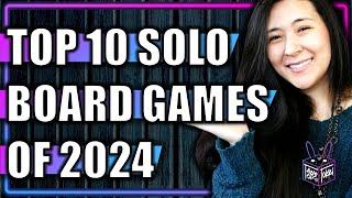 TOP 10 SOLO BOARD GAMES 2024 