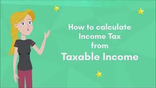 Calculate Income Tax from Taxable Income for FY 2021-22