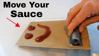 How To Pick Up And Set Down Sauce Without Changing Its Shape