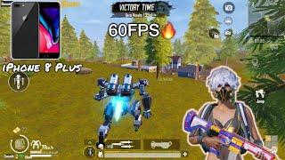 iPhone 8 Plus 60FPS NO LAG PUBG Mobile Gameplay || BGMI iPhone 8 Plus Lag Test in 2024 Mecha Event