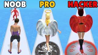 NOOB vs PRO vs HACKER in Go To Heaven!