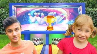 Alena and Pasha playing sport games - Kids activity by chiko TV