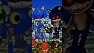 Metal Sonic vs Sonic.EXE #shorts #sonicthehedgehog #metalsonic #sonicexe #anime