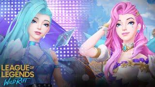 Seraphine Skin Comparison | KDA All Out & Classic Seraphine | Wild Rift