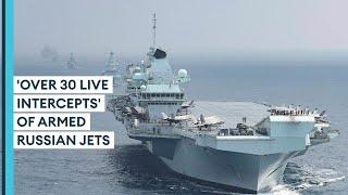 HMS Queen Elizabeth: Carrier's Russian jet run-ins