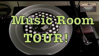 Intro to the Vinyl Community and Music Room Tour! (vinyl records, turntables)