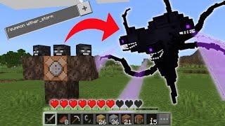 (No Mod??!!) How to summon Wither Storm In Minecraft