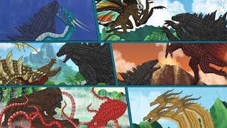 Godzilla Monster Battles Compilation | Epic Animation Showdown!