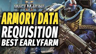 Space Marine 2 How To Get Armory Data and Requisition | Level up Weapons Faster