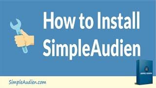 How to install SimpleAudien