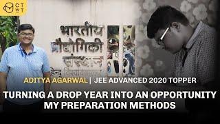 Preparation Strategies During My Drop Year | JEE Advanced 2020 Topper Aditya Agrawal