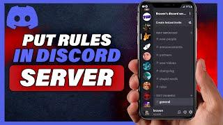 How To Put Rules In Discord Server (2024)