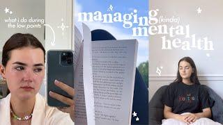 a *realistic* day of managing my mental health (getting out of a rut)