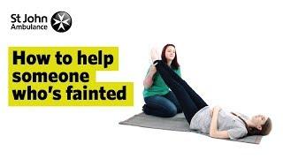 Fainting Causes & Treatment - First Aid Training - St John Ambulance