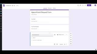How to Create an Appointment Request  Form using Google Form