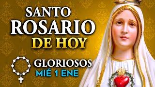 ROSARIO de HOY miércoles 1 de enero 2025 | Misterios Gloriosos